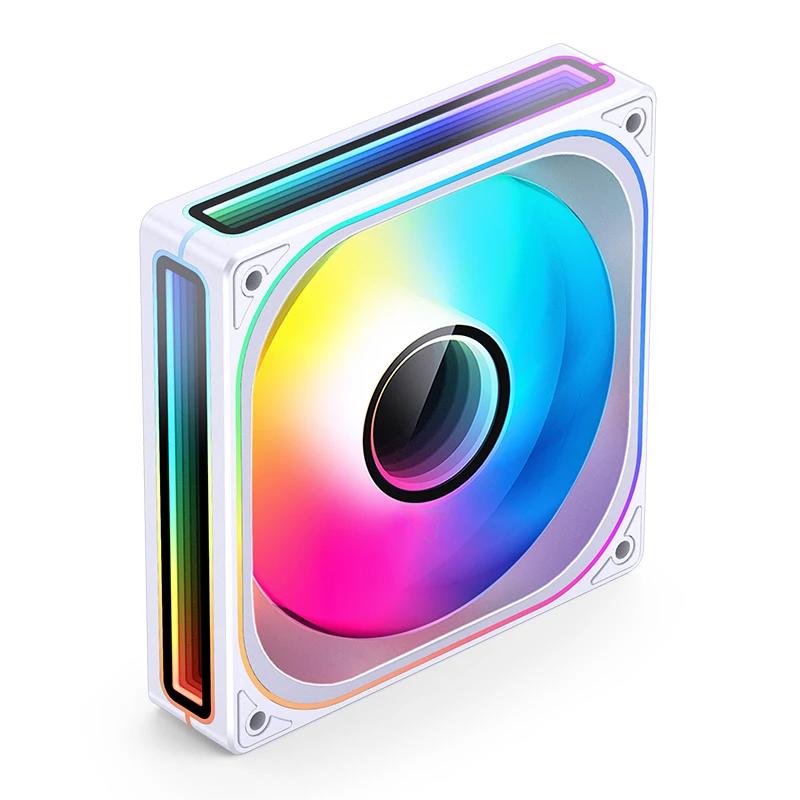 A large main feature product image of Jonsbo ZB-120 ARGB 120x120mm PWM Single Fan Module (White)