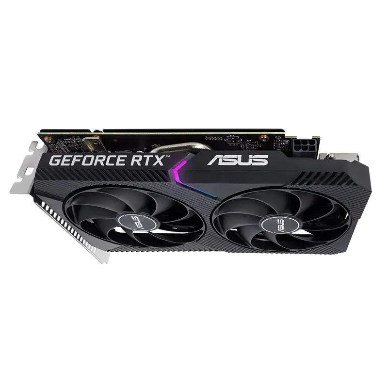A large main feature product image of ASUS GeForce RTX 3050 Dual V2 8GB GDDR6