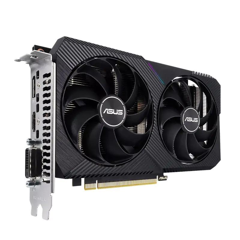 A large main feature product image of ASUS GeForce RTX 3050 Dual V2 8GB GDDR6