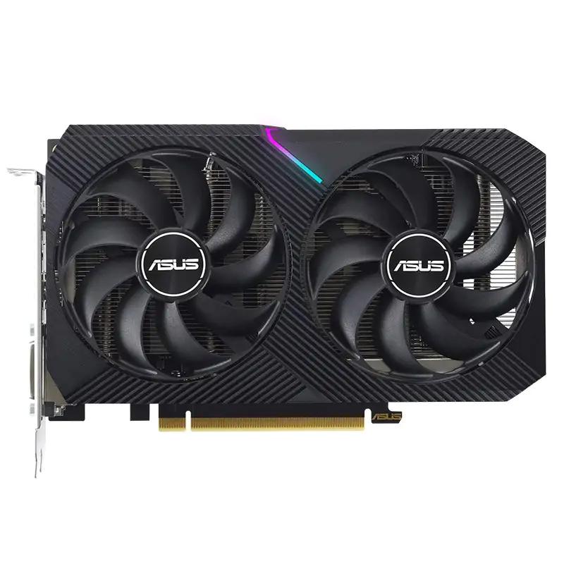 A large main feature product image of ASUS GeForce RTX 3050 Dual V2 8GB GDDR6