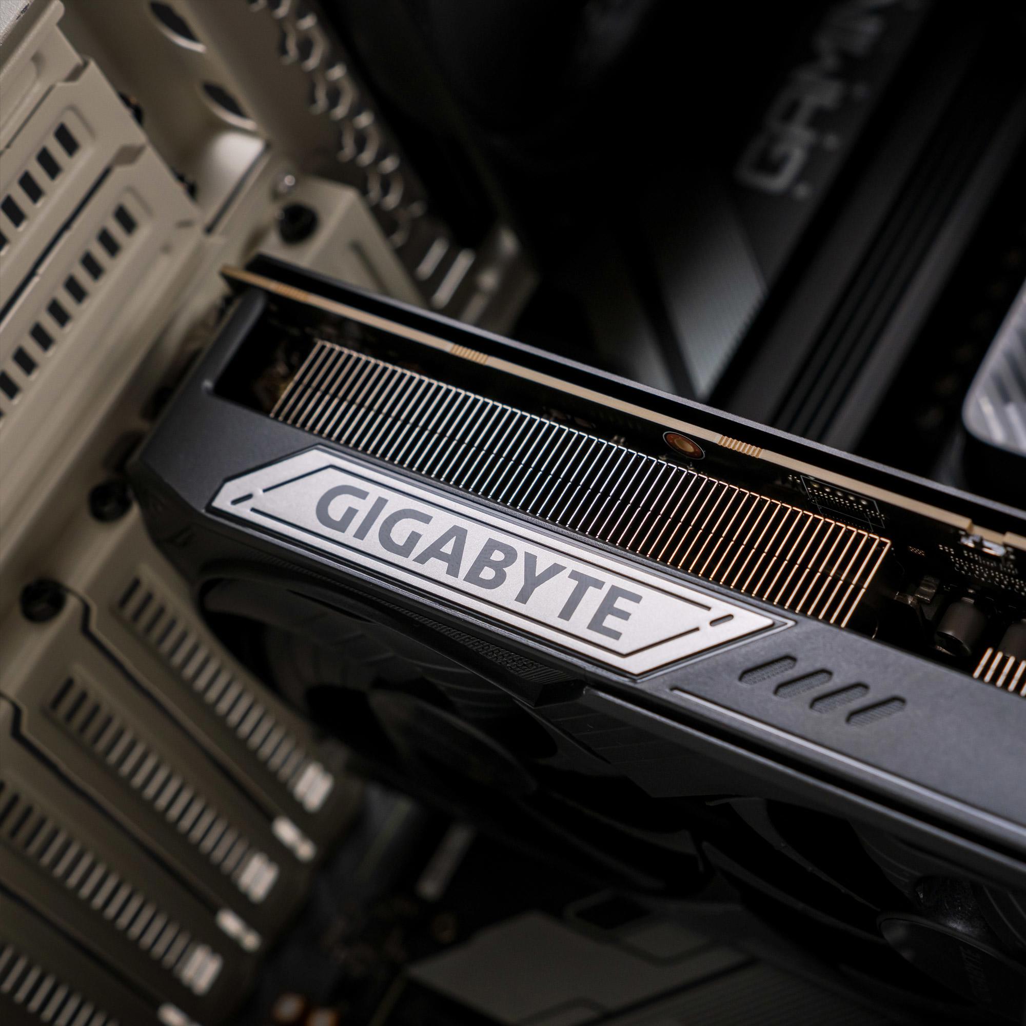 A large main feature product image of PLE Sleeper RTX 5080 Prebuilt Ready To Go Gaming PC