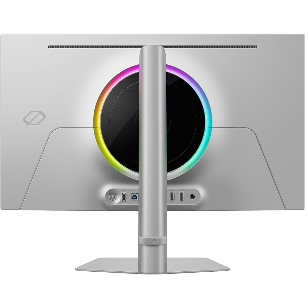 A large main feature product image of EX-DEMO Samsung Odyssey OLED G6 G60SF - 27" 1440p 500Hz 0.03ms Gaming Monitor