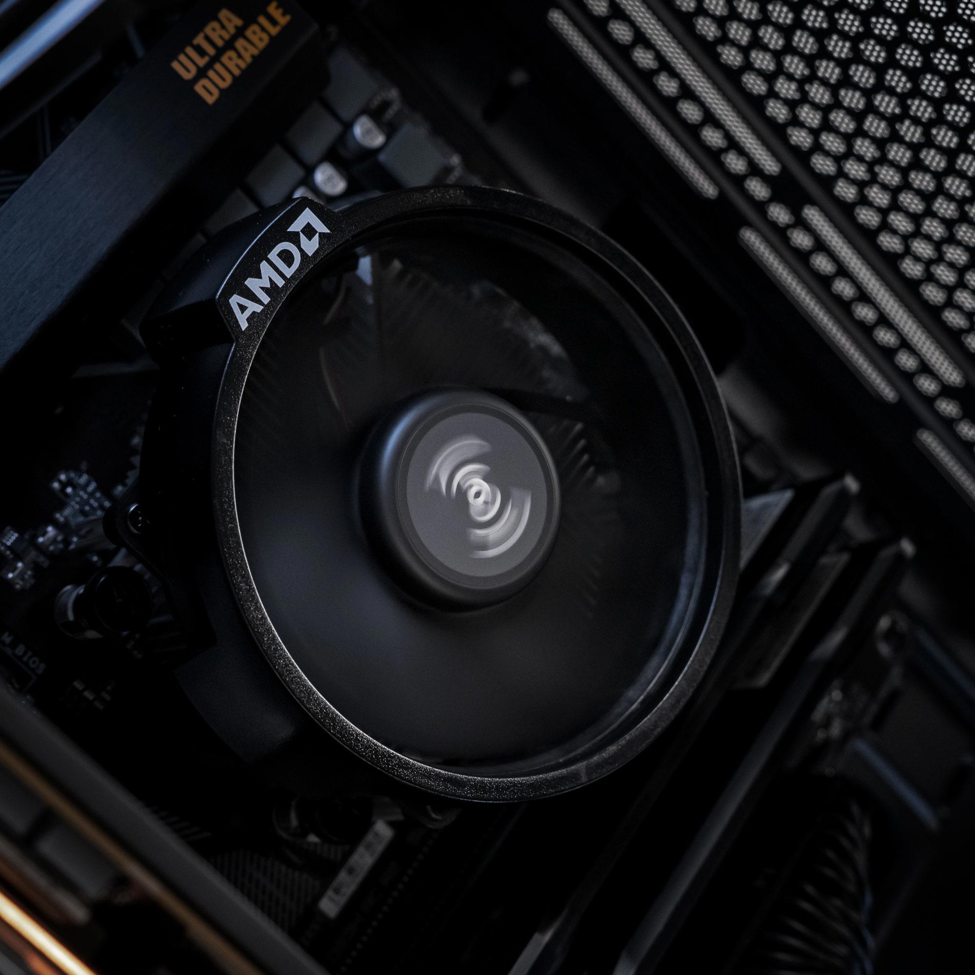 A large main feature product image of PLE Onyx RTX 5050 Prebuilt Ready To Go Gaming PC