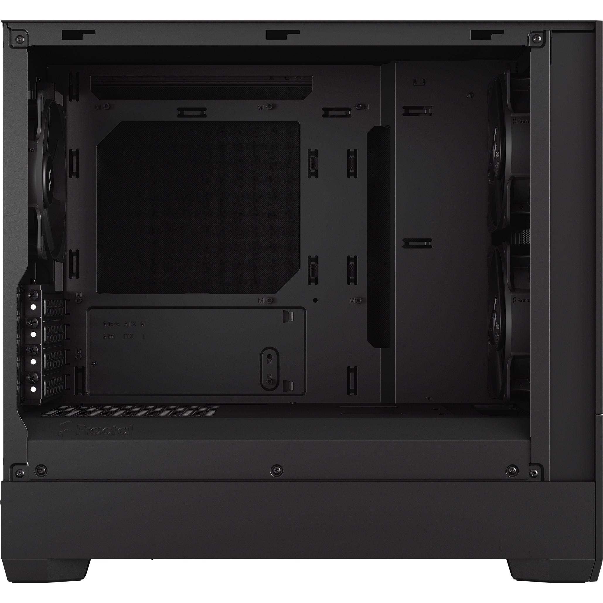 A large main feature product image of EX-DEMO Fractal Design Pop Mini Silent Micro Tower Case (Black)