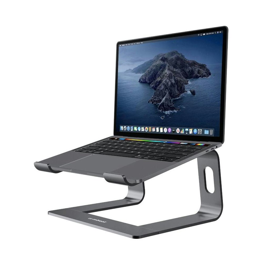 A large main feature product image of EX-DEMO mbeat Stage S1 Elevated 16" Notebook Stand - Space Grey