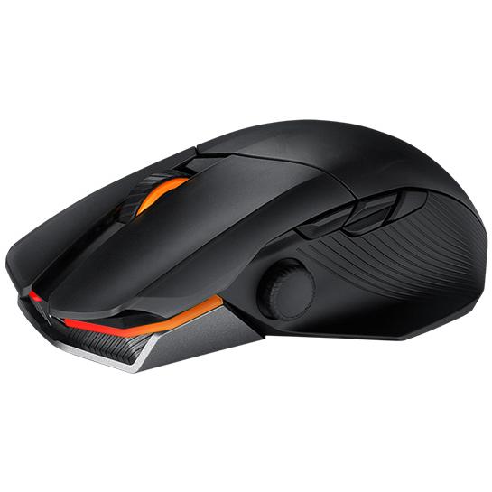 A large main feature product image of EX-DEMO ASUS ROG Chakram X Origin Wireless Gaming Mouse