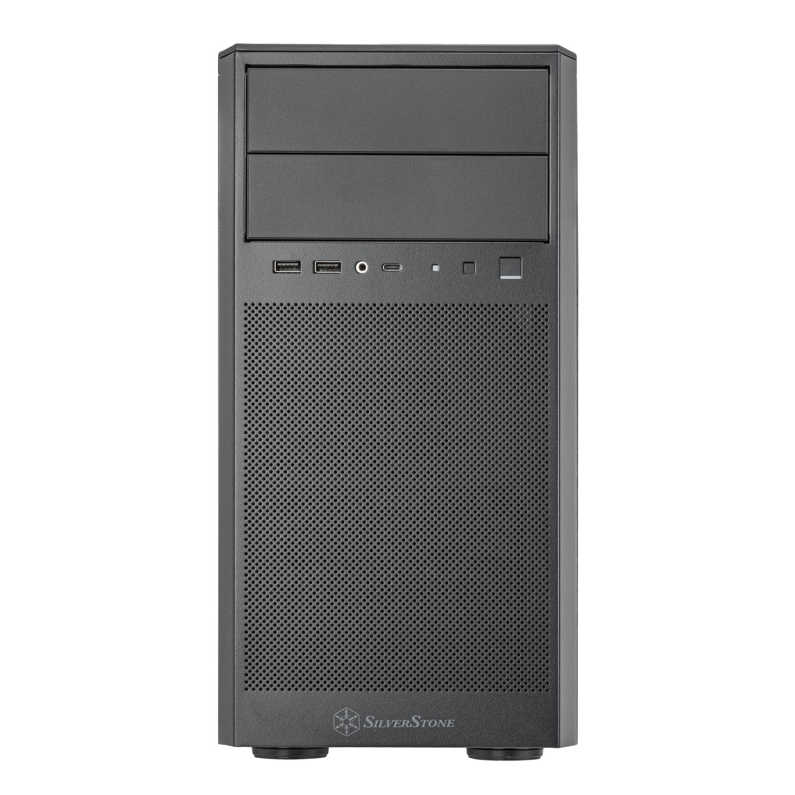 A large main feature product image of SilverStone FARA 314 USB-C Micro Tower Case