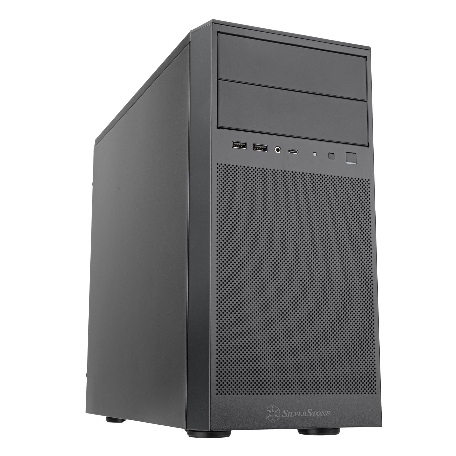 A large main feature product image of SilverStone FARA 314 USB-C Micro Tower Case