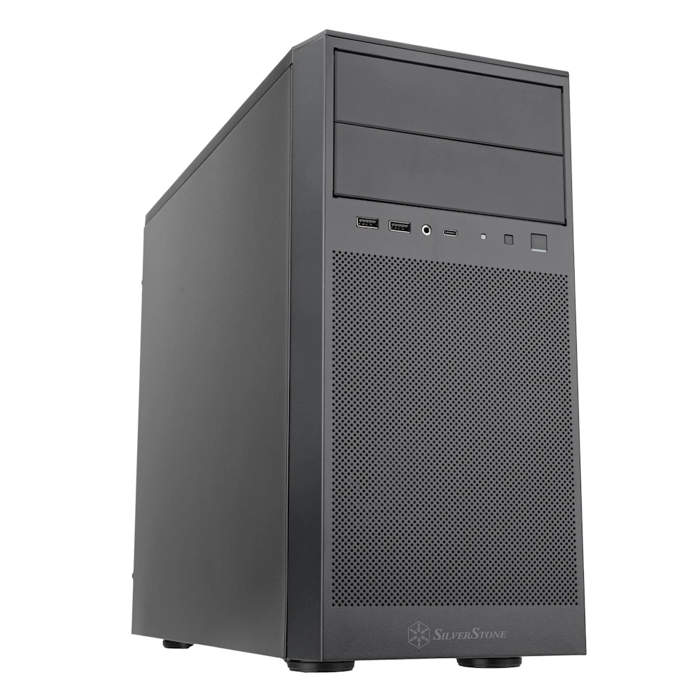 A large main feature product image of SilverStone FARA 314 USB-C Micro Tower Case