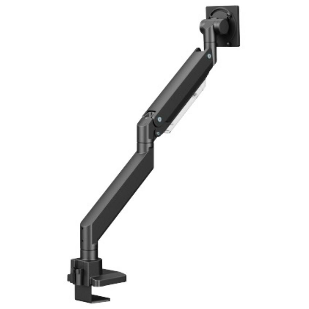 A large main feature product image of EX-DEMO Brateck Super Heavy-Duty Gas Spring Monitor Arm Fits Most 17"-57" Monitors - Matte Black