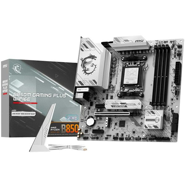MSI B850M Gaming Plus WiFi6E AM5 mATX Desktop Motherboard