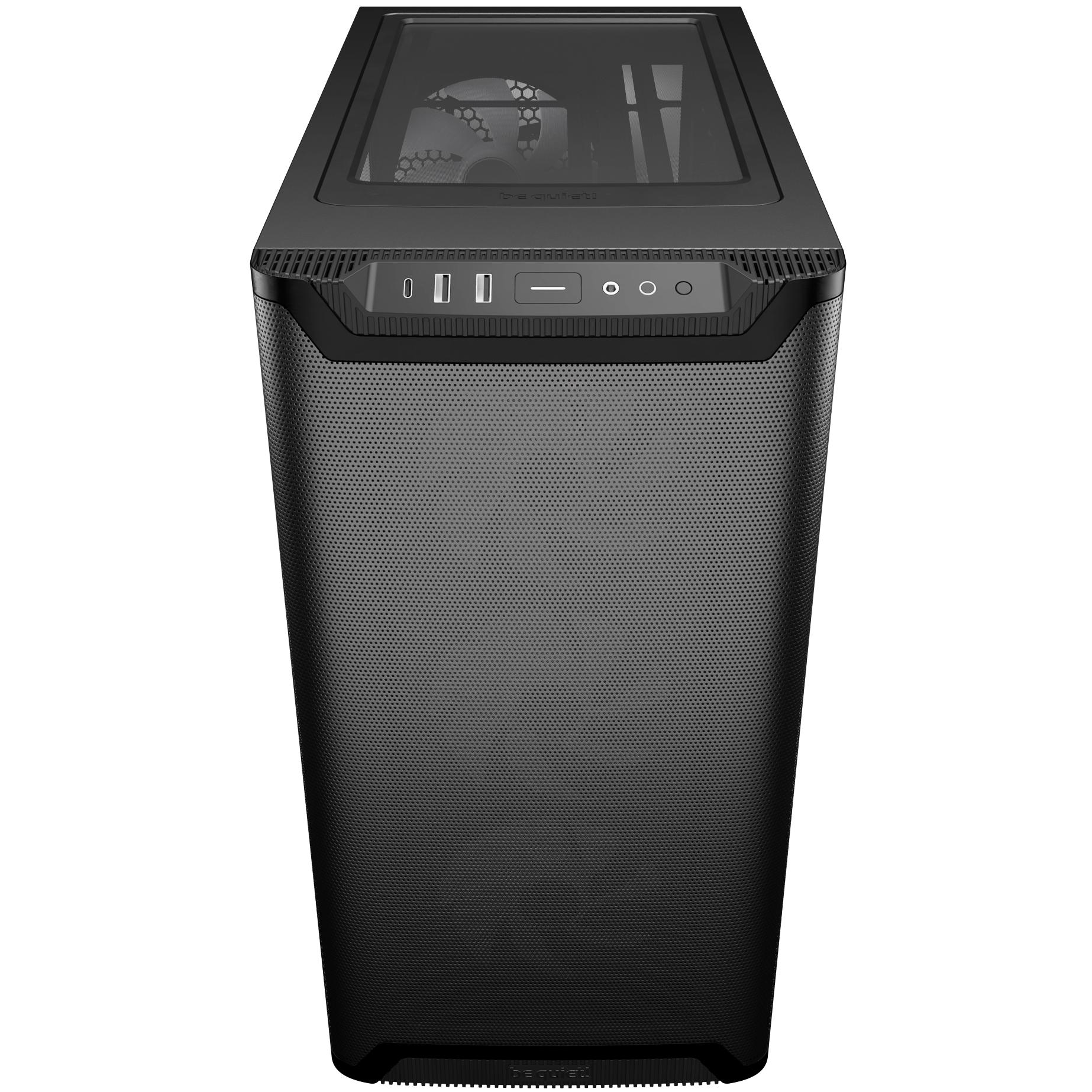 A large main feature product image of EX-DEMO be quiet! PURE BASE 501 LX - Mid Tower Case (Black)