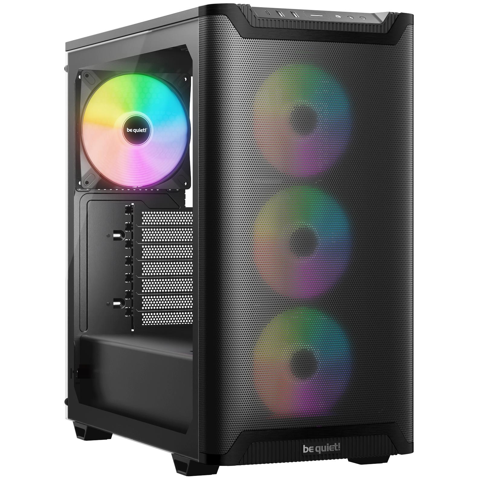 A large main feature product image of EX-DEMO be quiet! PURE BASE 501 LX - Mid Tower Case (Black)