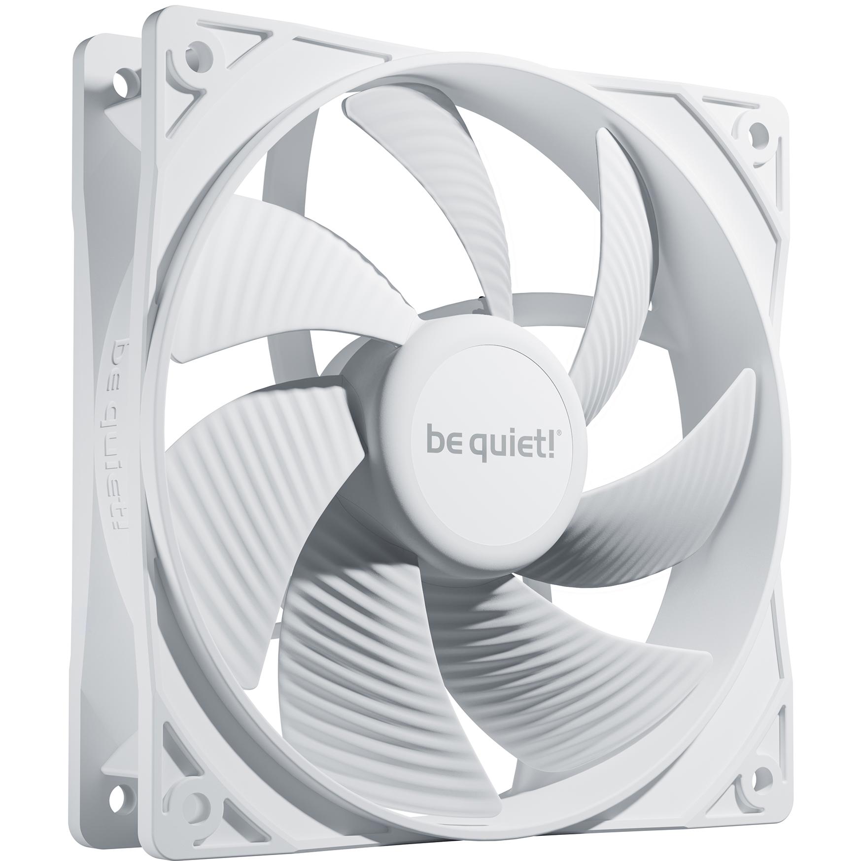 A large main feature product image of EX-DEMO be quiet! PURE WINGS 3 120mm PWM Fan (White)