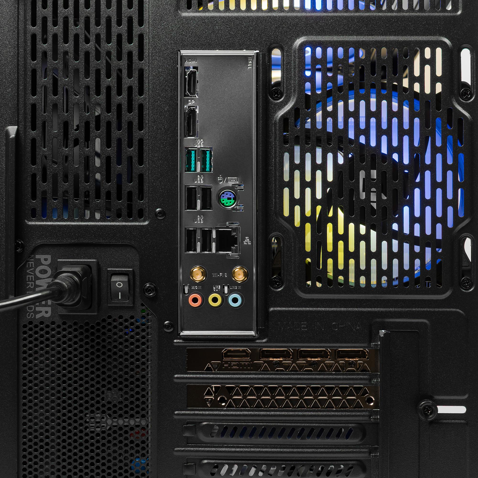 A large main feature product image of PLE Tidal 5060 Ti Prebuilt Ready To Go Gaming PC