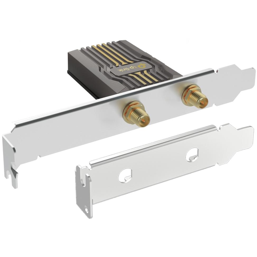 A large main feature product image of EX-DEMO TP-Link Archer TBE400E - BE6500 Tri-Band Wi-Fi 7 Bluetooth 5.4 PCIe Adapter