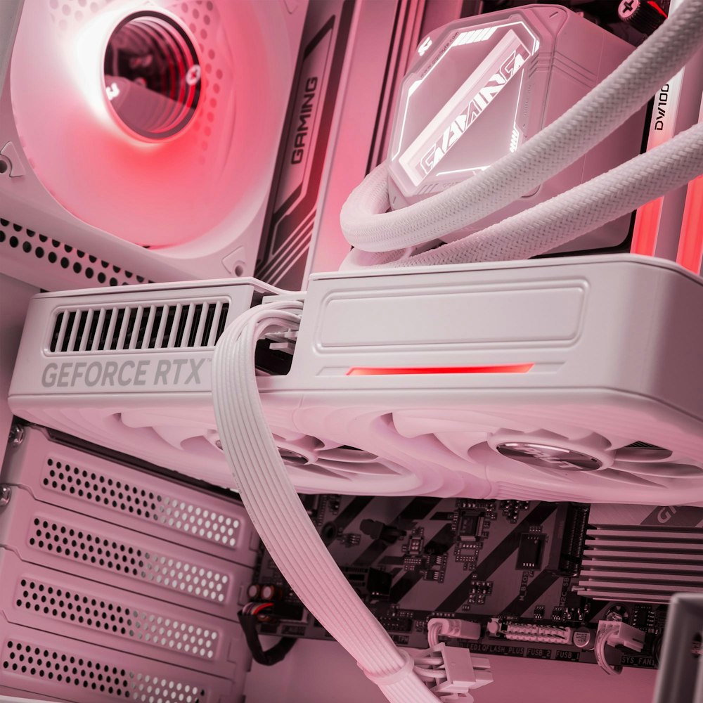 A large main feature product image of PLE Sentry RTX 5060 Ti Prebuilt Ready To Go Gaming PC