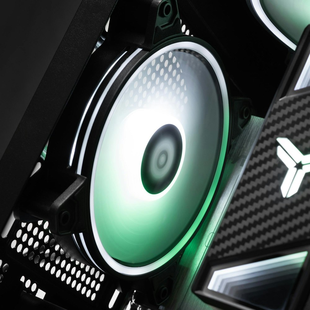 A large main feature product image of PLE Cypher RX 7600 Prebuilt Ready To Go Gaming PC