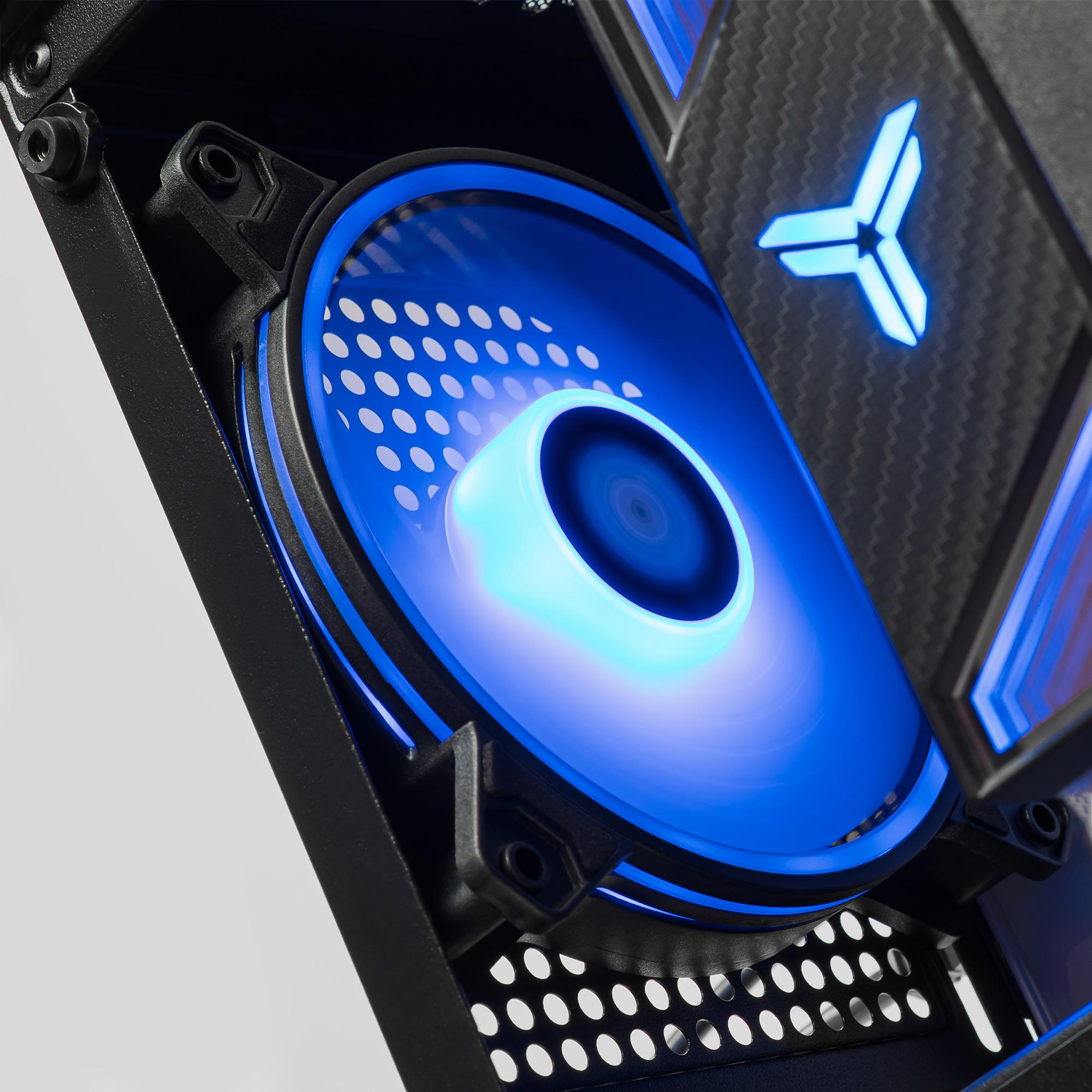 A large main feature product image of PLE Arcane B580 Prebuilt Ready To Go Gaming PC