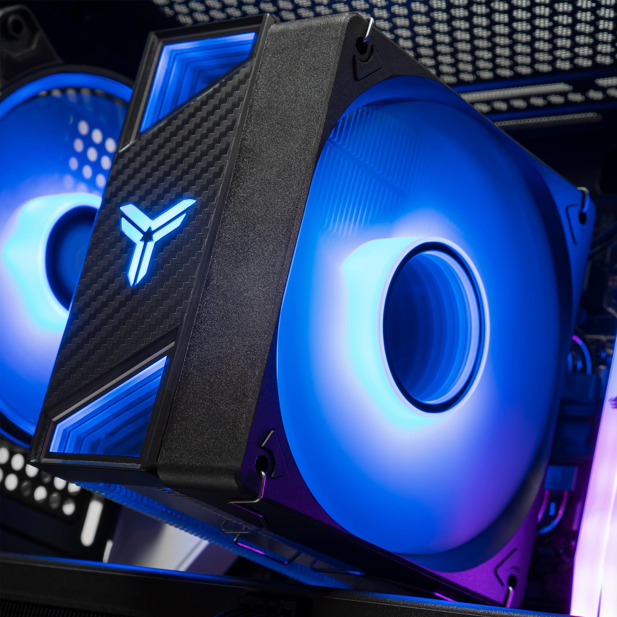 A large main feature product image of PLE Arcane B580 Prebuilt Ready To Go Gaming PC