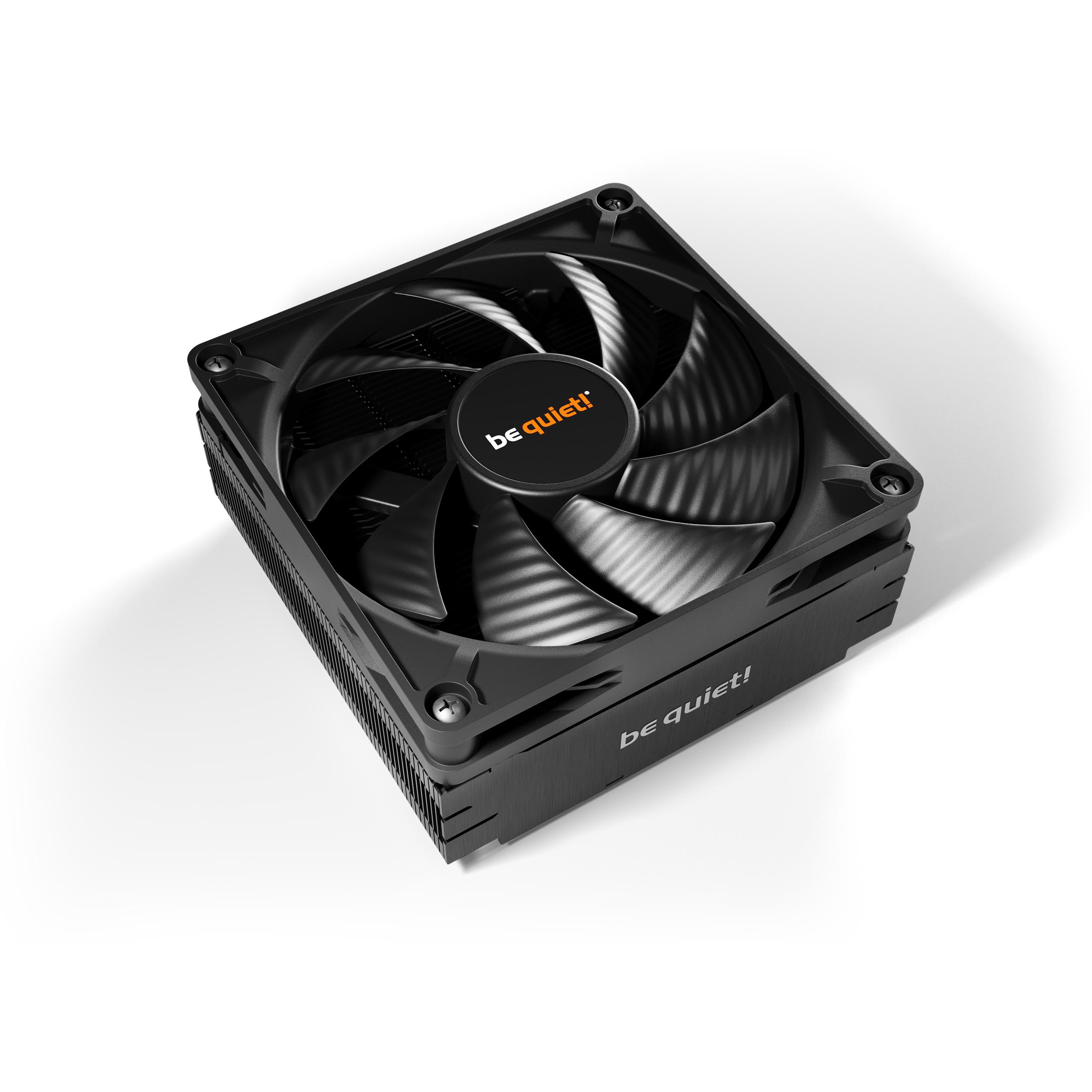 A large main feature product image of EX-DEMO be quiet! PURE ROCK LP Low Profile CPU Cooler