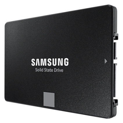 A large main feature product image of EX-DEMO Samsung 870 EVO SATA III 2.5" SSD - 4TB