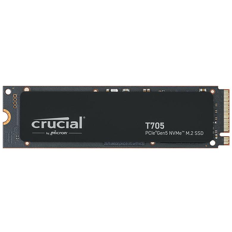 A large main feature product image of EX-DEMO Crucial T705 PCIe Gen5 NVMe M.2 SSD - 2TB