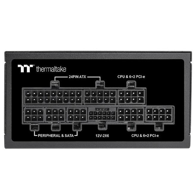 A large main feature product image of EX-DEMO Thermaltake Toughpower SFX - 850W platinum PCIe 5.1 ATX 3.1 Fully Modular PSU