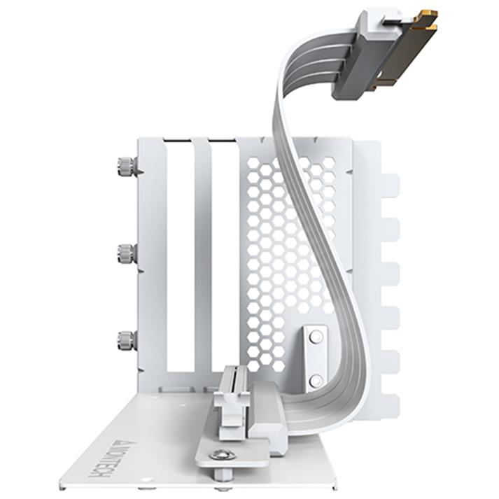 A large main feature product image of EX-DEMO Montech Vertical GPU Mounting Kit (White)