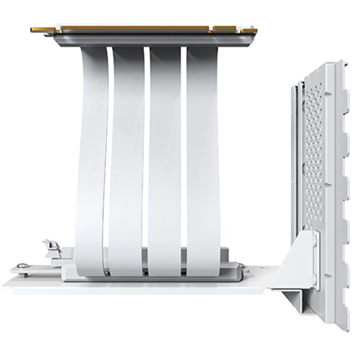 A large main feature product image of EX-DEMO Montech Vertical GPU Mounting Kit (White)