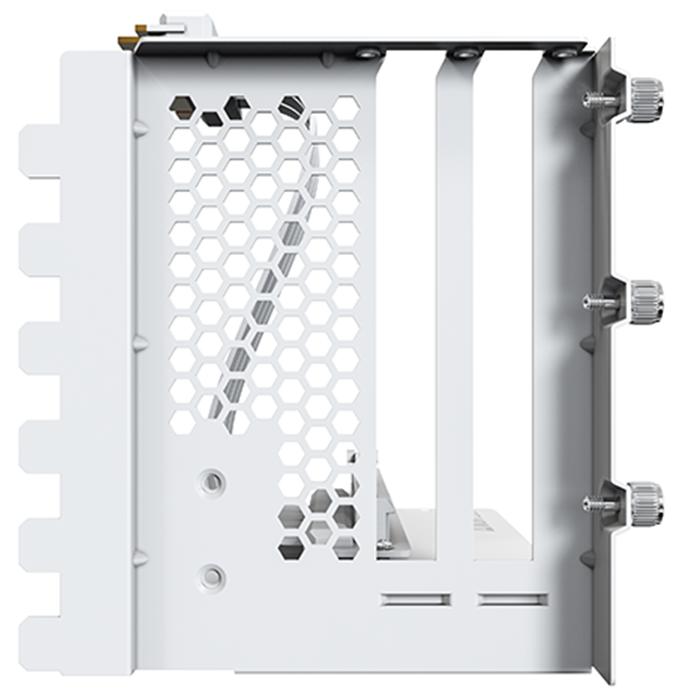 A large main feature product image of EX-DEMO Montech Vertical GPU Mounting Kit (White)