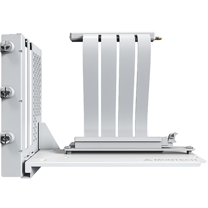 A large main feature product image of EX-DEMO Montech Vertical GPU Mounting Kit (White)