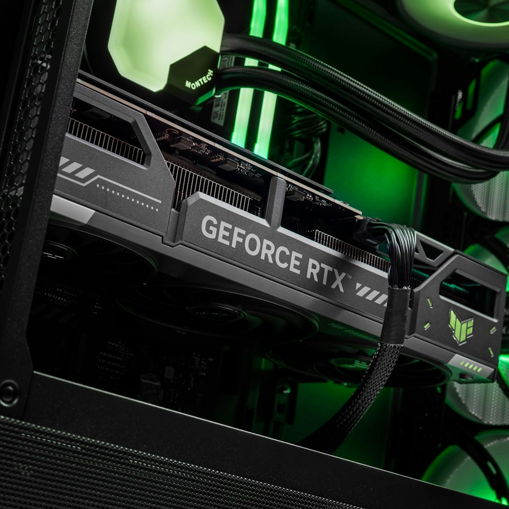 A large main feature product image of PLE Ranger RTX 5070 Ti Prebuilt Ready To Go Gaming PC