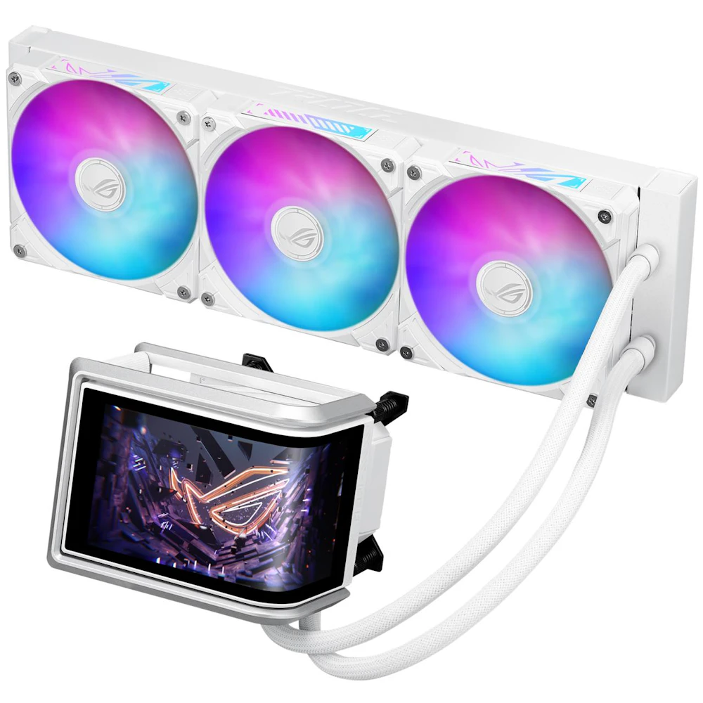 ASUS ROG Ryuo IV 360 ARGB 360mm AIO Liquid CPU Cooler (White)
