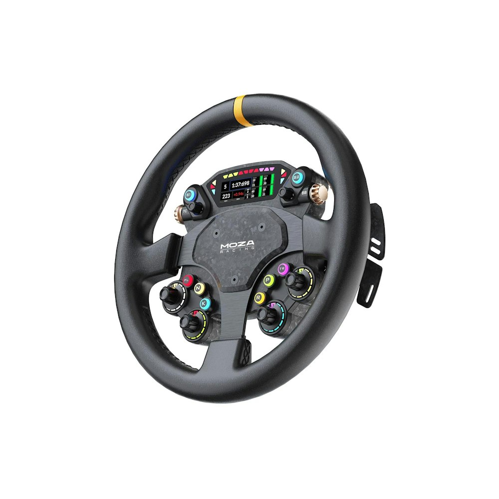 A large main feature product image of MOZA CS Pro Steering Wheel