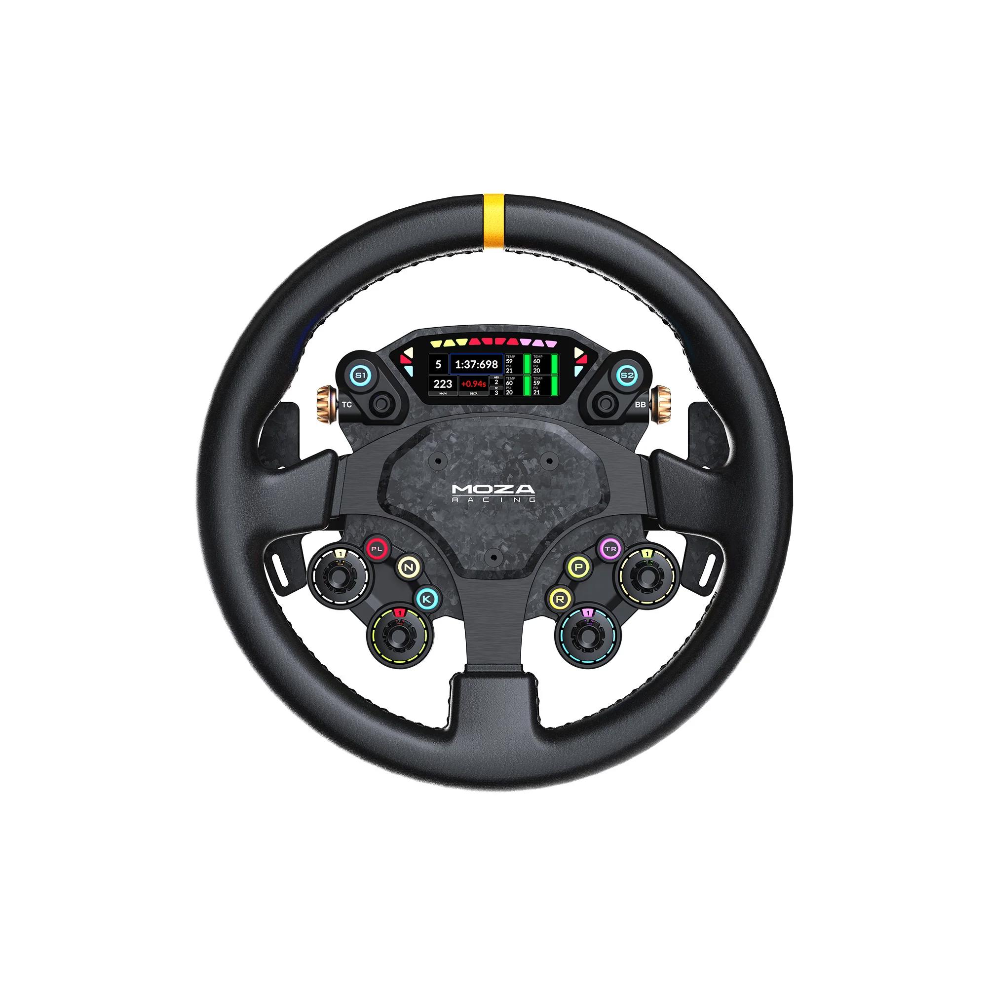 A large main feature product image of MOZA CS Pro Steering Wheel