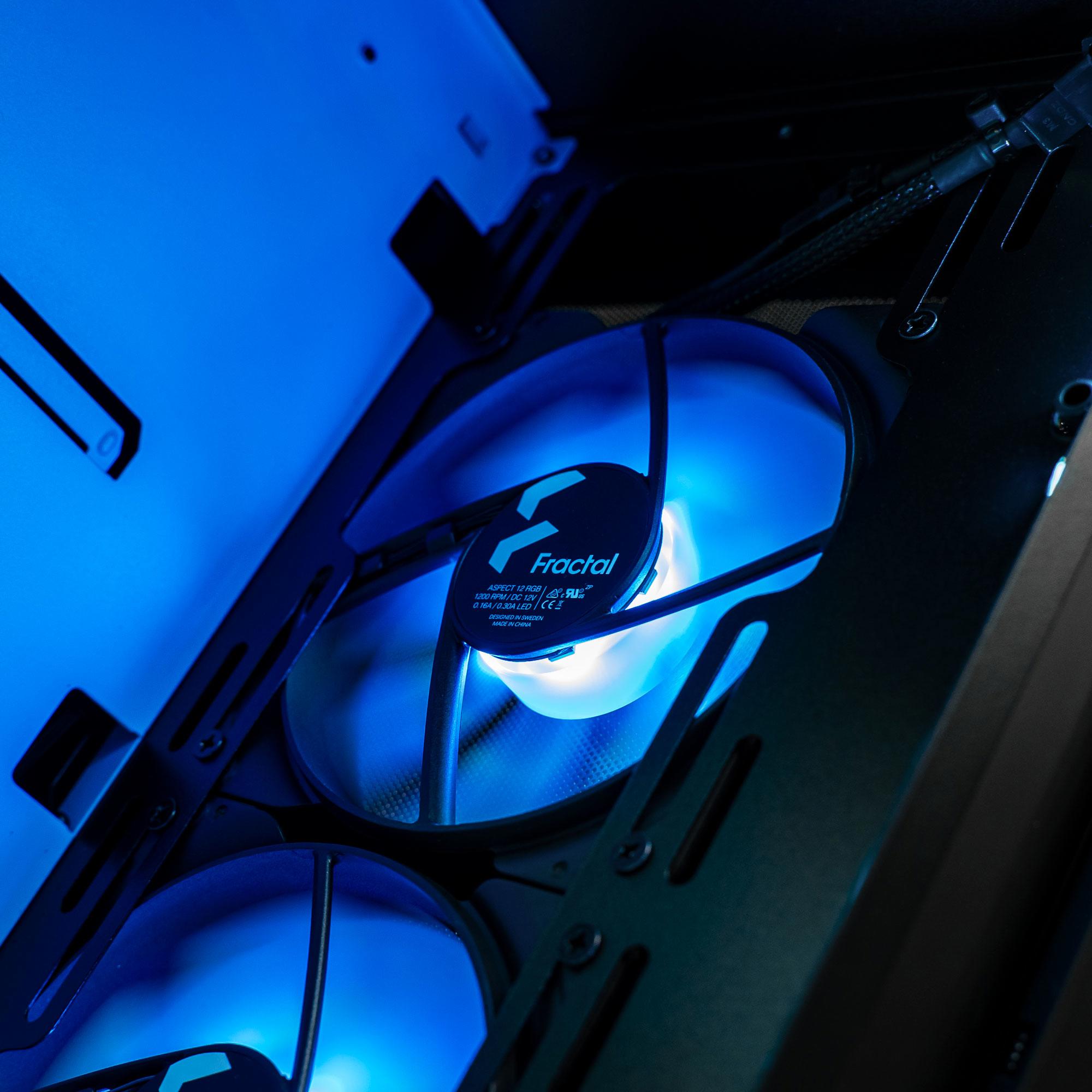 A large main feature product image of EX-DEMO PLE Pop Blue A770 Prebuilt Ready To Go Gaming PC