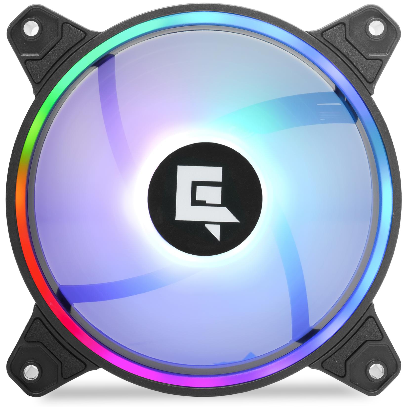 A large main feature product image of EX-DEMO GamerChief Dash ARGB PWM 120mm Fan - Black