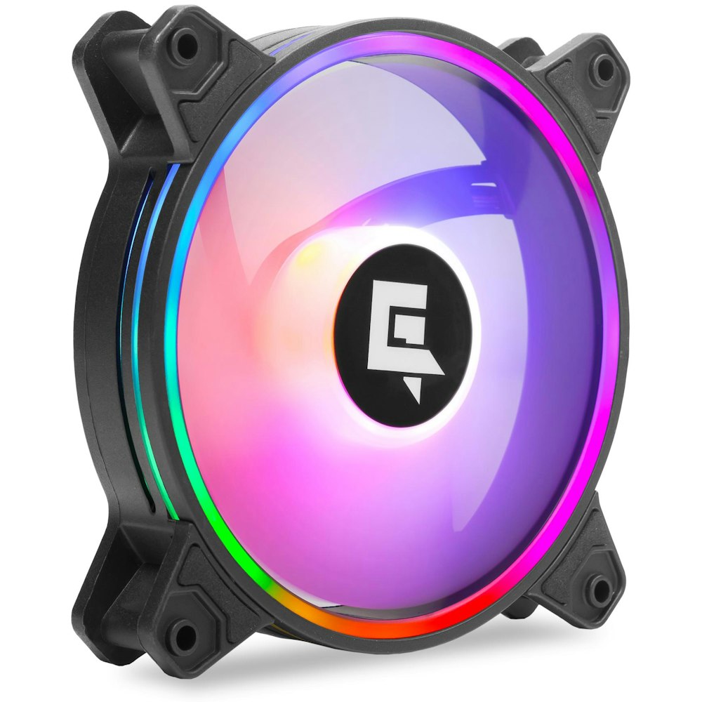 A large main feature product image of EX-DEMO GamerChief Dash ARGB PWM 120mm Fan - Black