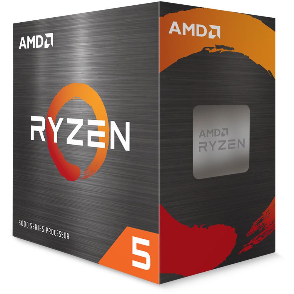 A large main feature product image of EX-DEMO AMD Ryzen 5 5500 6 Core 12 Thread Up To 4.2Ghz AM4 - With Wraith Stealth Cooler