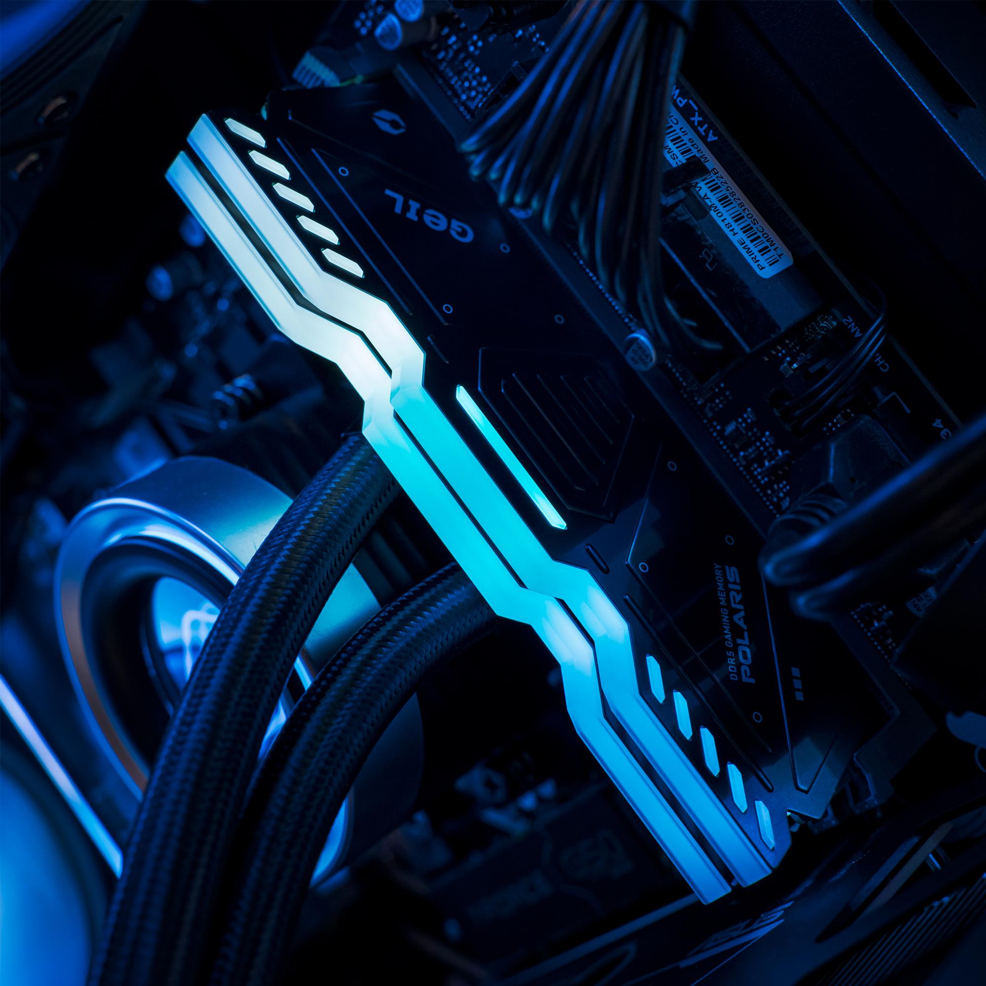 A large main feature product image of EX-DEMO PLE Astral RTX 5070 Prebuilt Ready To Go Gaming PC