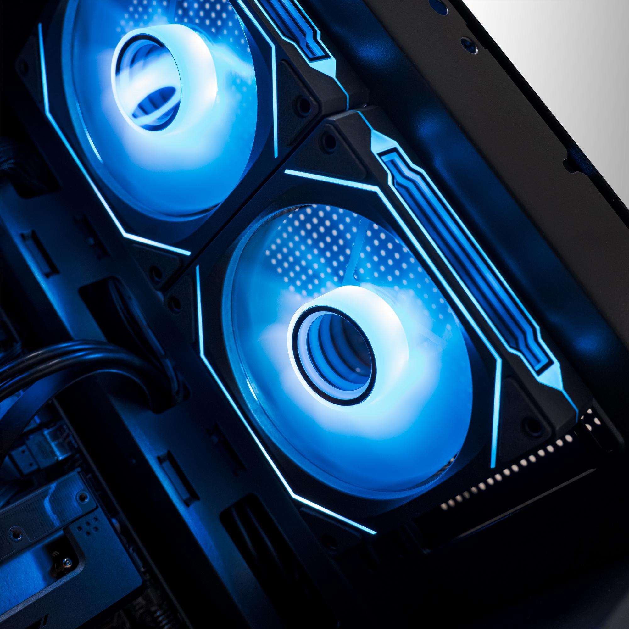 A large main feature product image of EX-DEMO PLE Astral RTX 5070 Prebuilt Ready To Go Gaming PC