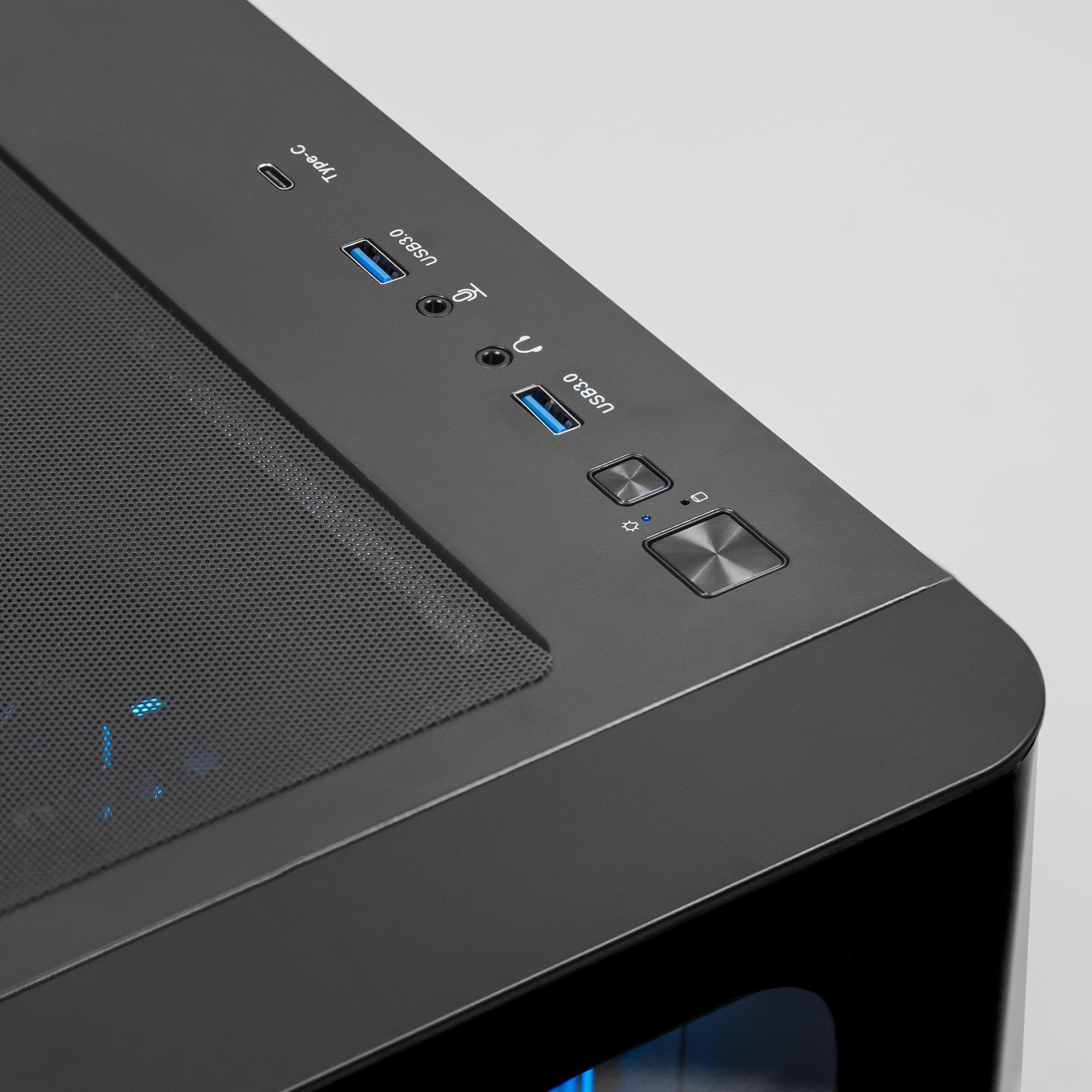 A large main feature product image of EX-DEMO PLE Astral RTX 5070 Prebuilt Ready To Go Gaming PC