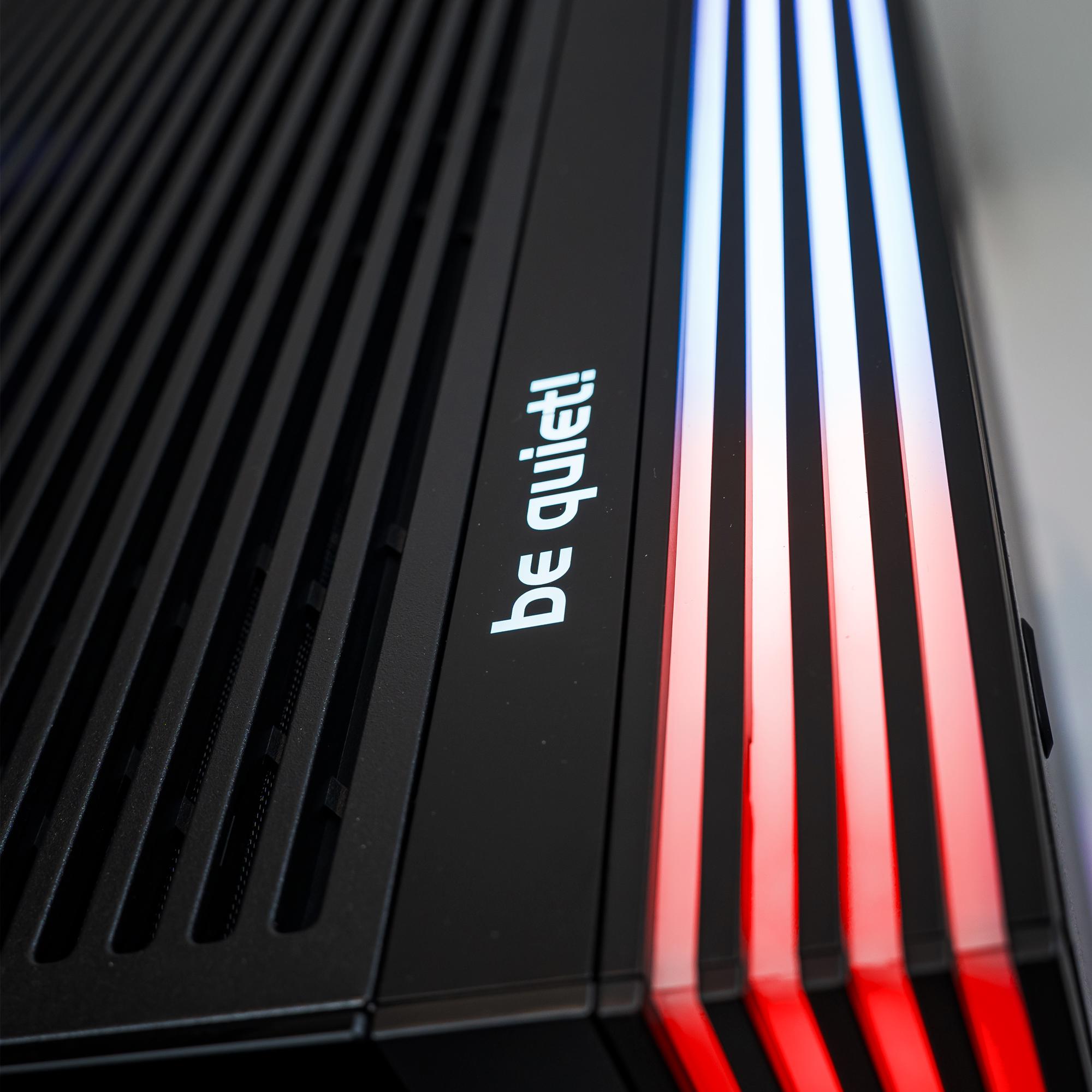 A large main feature product image of EX-DEMO PLE Vanguard RTX 5080 Prebuilt Ready To Go Gaming PC