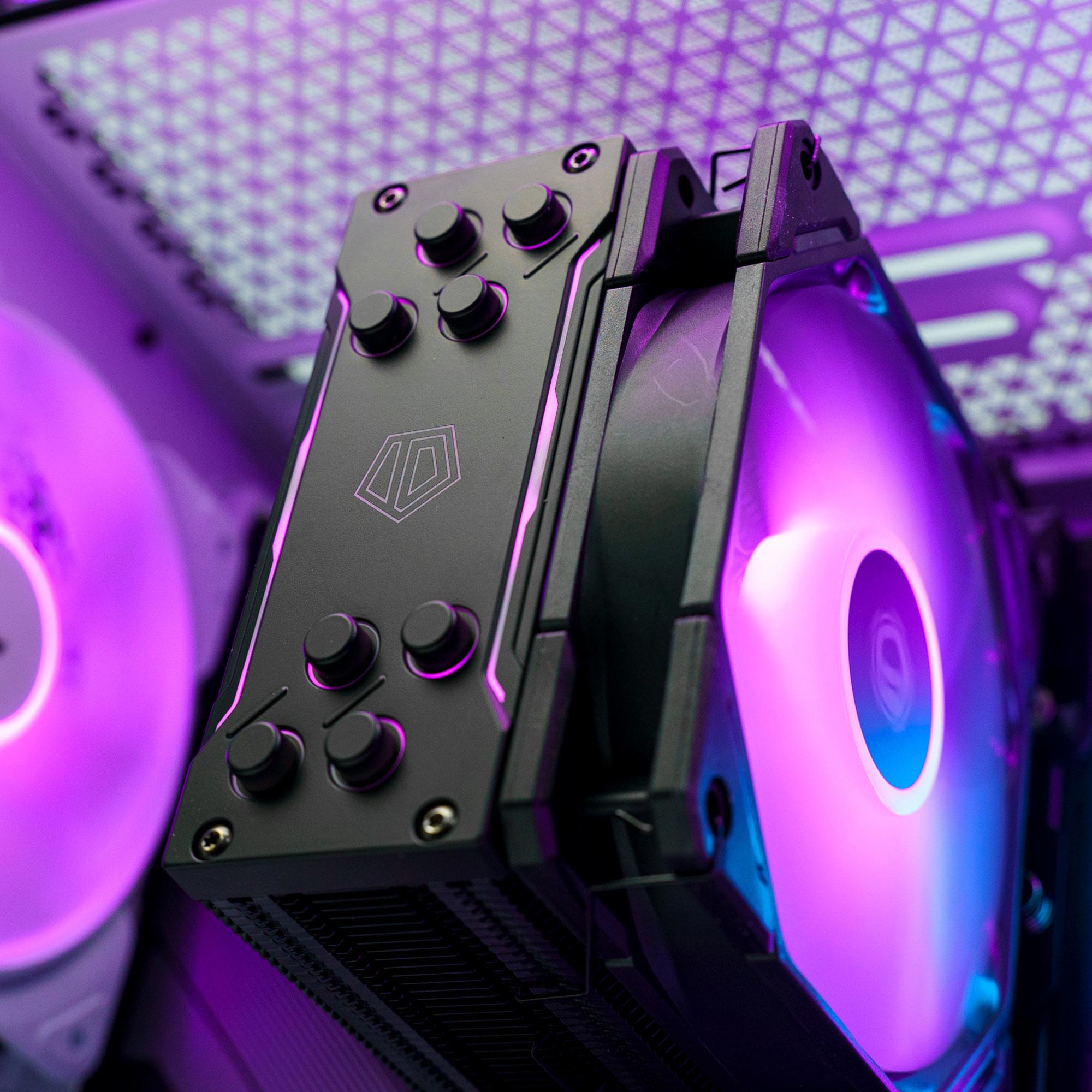 A large main feature product image of EX-DEMO PLE Pop White A770 Prebuilt Ready To Go Gaming PC