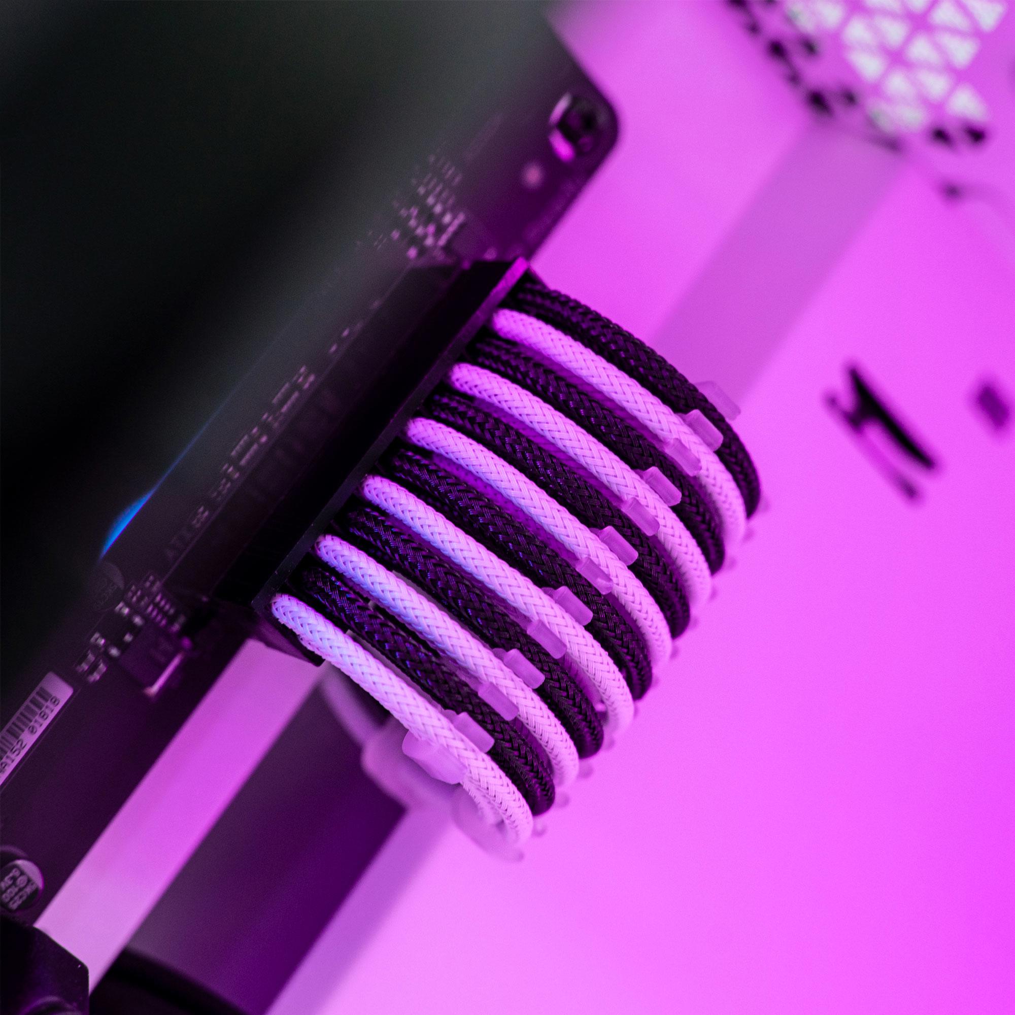 A large main feature product image of EX-DEMO PLE Pop White A770 Prebuilt Ready To Go Gaming PC