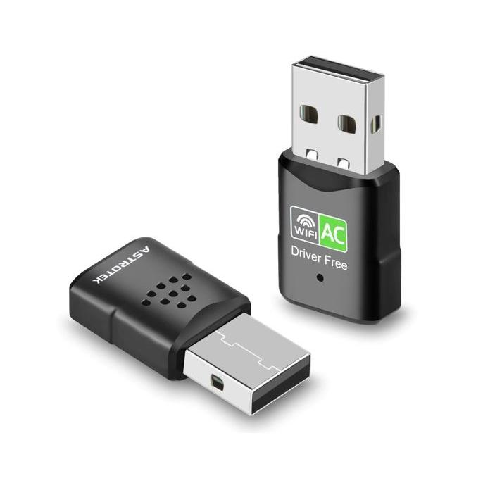 A large main feature product image of Astrotek AC600 Mini Wireless Nano Dual Band WIFI USB Adapter