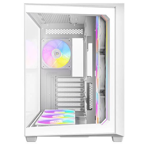 A large main feature product image of EX-DEMO Antec C5 ARGB - Tempered Glass Mid Tower Case (White)