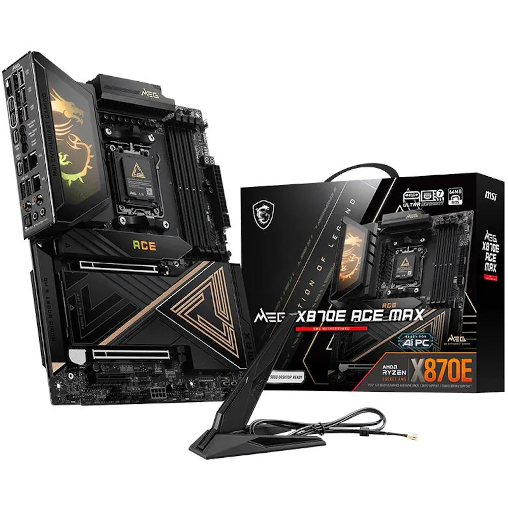 MSI MEG X870E ACE MAX AM5 ATX Desktop Motherboard