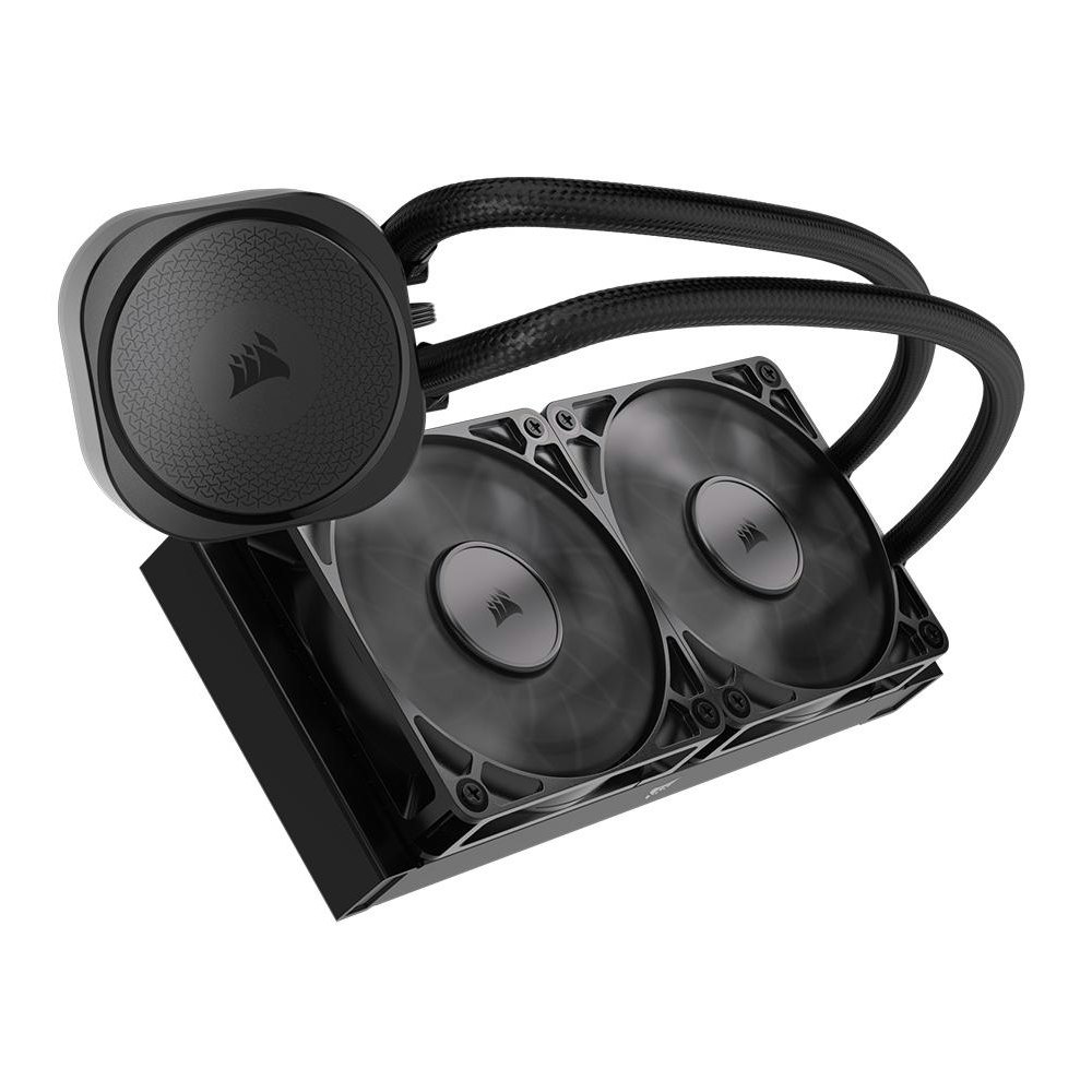 A large main feature product image of EX-DEMO Corsair NAUTILUS 240 RS - 240mm AIO Liquid CPU Cooler (Black)